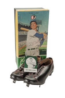 1950s Joe DiMaggio Store Model Shoes with Original Box and Tag - Unused NM-MT condition  